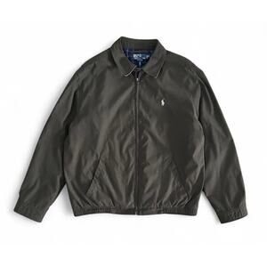 Polo Ralph Lauren Men’s Dark Green Bi-Swing Full Zip Lined Jacket Dark Green XL